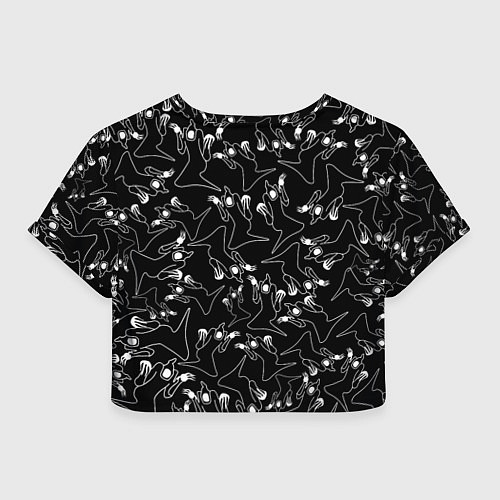 Женский топ KIZARU HAUNTED FAMILY ПАТТЕРН / 3D-принт – фото 2