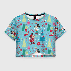 Женский топ Mickey and Minnie pattern