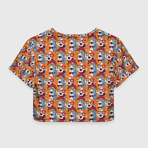 Женский топ Собаки в Очках / 3D-принт – фото 2