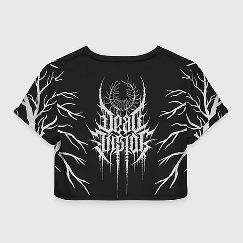 Женский топ Dead Inside Мрак / 3D-принт – фото 2