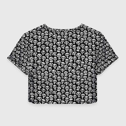 Женский топ Funny skulls / 3D-принт – фото 2