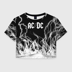 Женский топ ACDC Fire