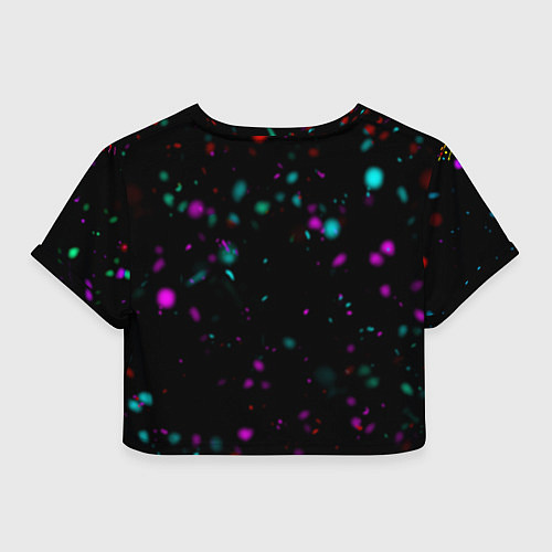 Женский топ Арт Глаз Брызги / 3D-принт – фото 2