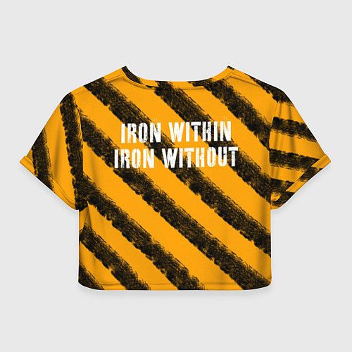 Женский топ Iron within, Iron without / 3D-принт – фото 2