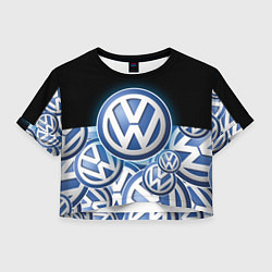 Женский топ Volkswagen Большое лого паттерн