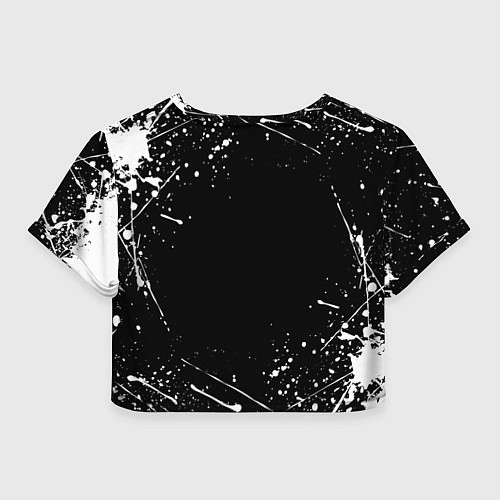 Женский топ ИНЬ ЯНЬ КОТИКИ БРЫЗГИ И НИЧЕГО ЛИШНЕГО / 3D-принт – фото 2