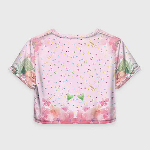 Женский топ Милый пятнистый котик / 3D-принт – фото 2