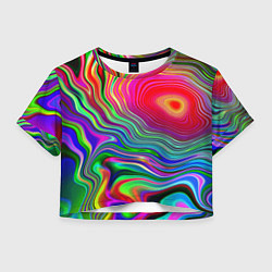 Женский топ Expressive pattern Neon