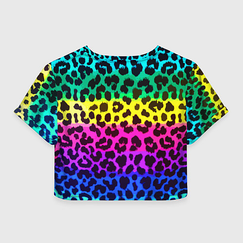 Женский топ Leopard Pattern Neon / 3D-принт – фото 2