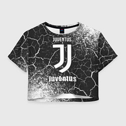 Футболка 3D укороченная женская ЮВЕНТУС Juventus - Арт, цвет: 3D-принт
