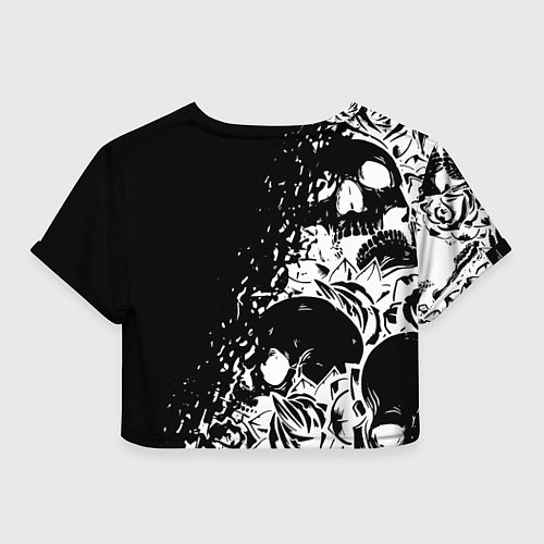 Женский топ Sabaton - сабатон черепа / 3D-принт – фото 2