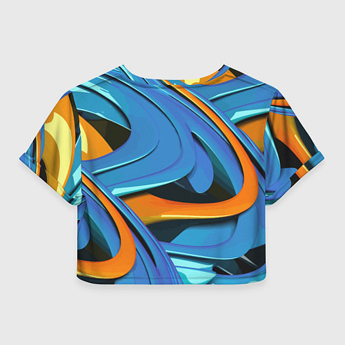 Женский топ Abstraction Fashion 2037 / 3D-принт – фото 2