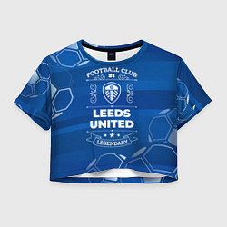 Женский топ Leeds United Football Club Number 1