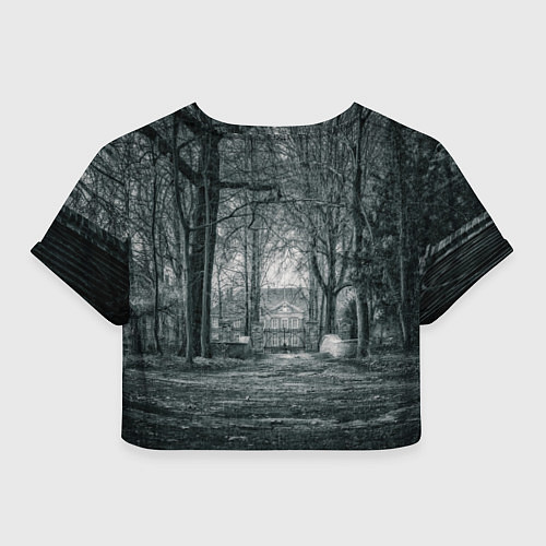 Женский топ Мрачный особняк / 3D-принт – фото 2