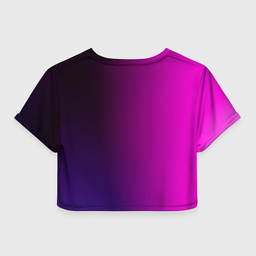 Женский топ VIOLET gradient / 3D-принт – фото 2