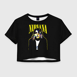 Женский топ Рок - группа Nirvana