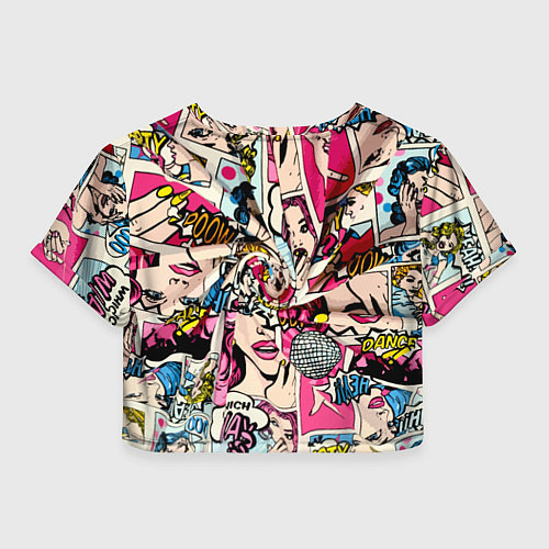 Женский топ Twisted pop atr pattern / 3D-принт – фото 2