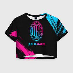 Женский топ AC Milan - neon gradient