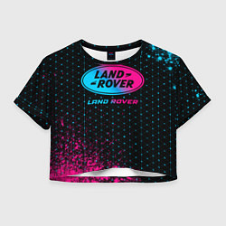 Женский топ Land Rover - neon gradient