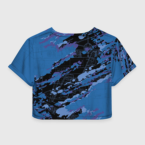 Женский топ Airbus A320 Аэробус / 3D-принт – фото 2