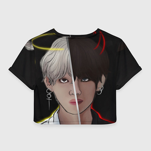 Женский топ BTS Kim Taehyung / 3D-принт – фото 2