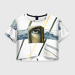 Женский топ Девушка смотрит