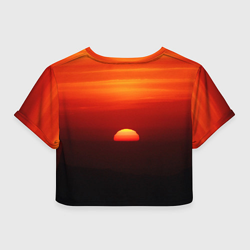 Женский топ Кавказский восход / 3D-принт – фото 2