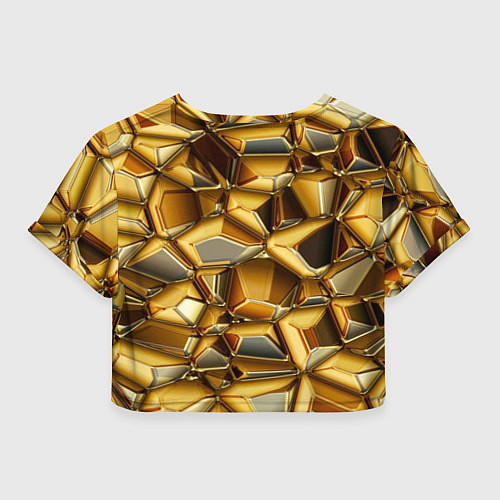 Женский топ Золотые камни / 3D-принт – фото 2