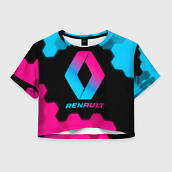Женский топ Renault - neon gradient