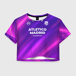 Женский топ Atletico Madrid legendary sport grunge