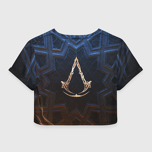 Женский топ Assassins creed mirage logo / 3D-принт – фото 2