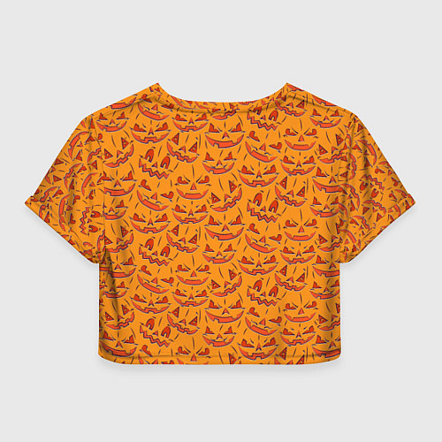Женский топ Halloween Pumpkin Pattern / 3D-принт – фото 2
