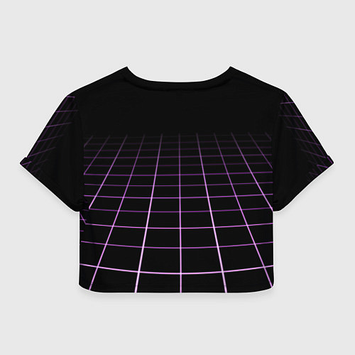 Женский топ Неоновая сетка - оптическая иллюзия / 3D-принт – фото 2