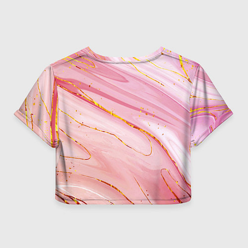 Женский топ Коралловый мрамор / 3D-принт – фото 2