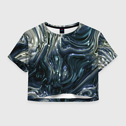 Женский топ Aesthetic visual art metal slime