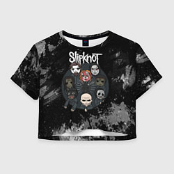 Женский топ Black slipknot