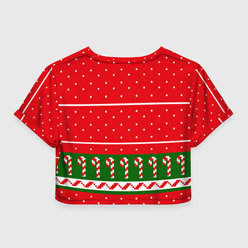 Женский топ Серый котик - игра в снежки / 3D-принт – фото 2