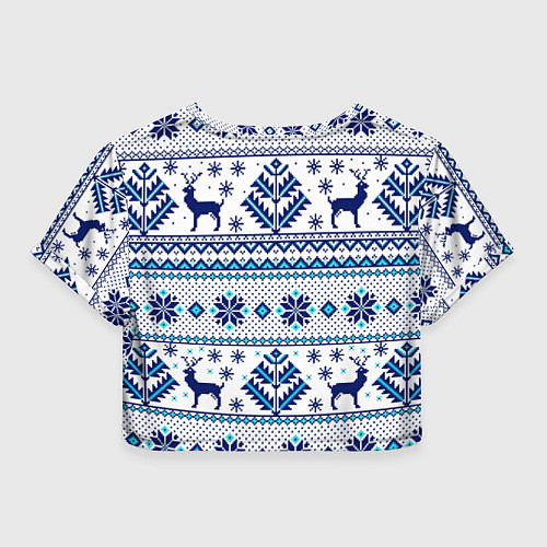 Женский топ Happy new year, merry christmas / 3D-принт – фото 2