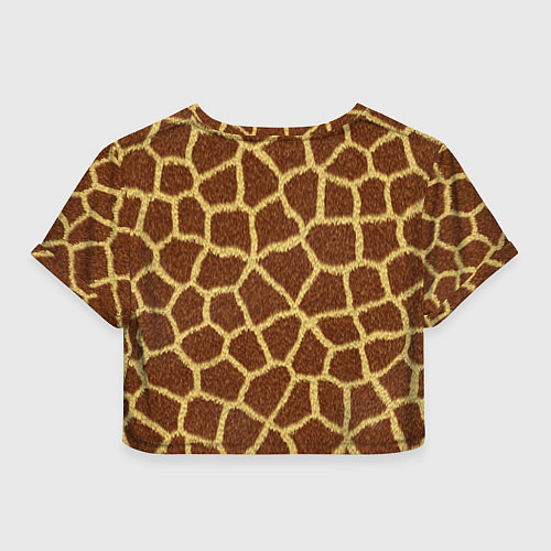 Женский топ Текстура жирафа / 3D-принт – фото 2