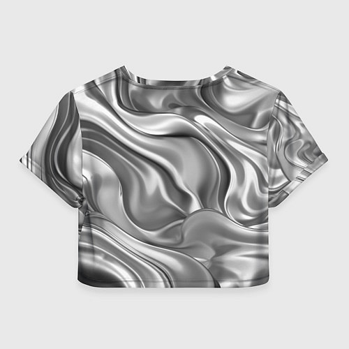 Женский топ Плавленное серебро / 3D-принт – фото 2