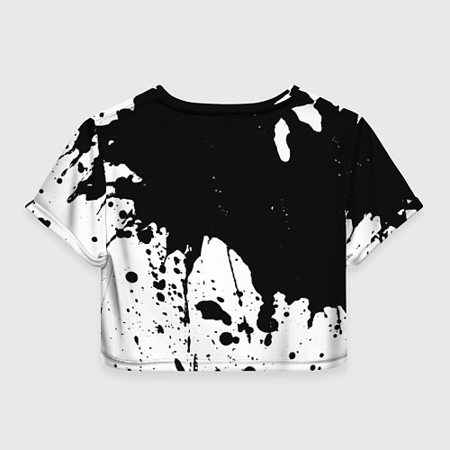 Женский топ Лыжник из России и герб РФ: символ сверху / 3D-принт – фото 2