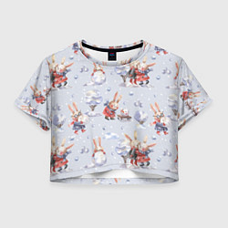 Женский топ Поиграем в снежки