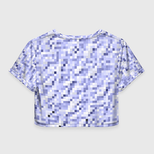 Женский топ Пиксельная абстракция из квадратов / 3D-принт – фото 2