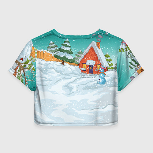 Женский топ Зайчик новый год / 3D-принт – фото 2