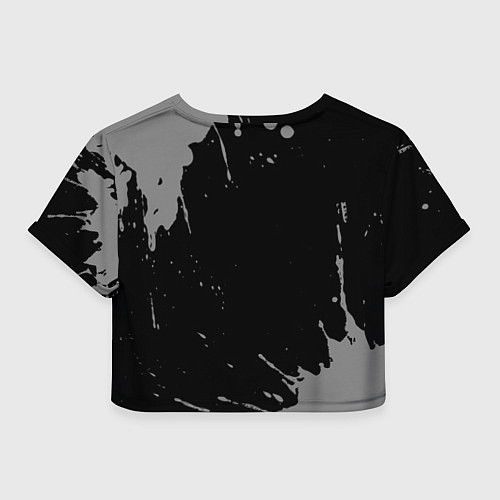 Женский топ Хоккеист с очень большой буквы на темном фоне / 3D-принт – фото 2