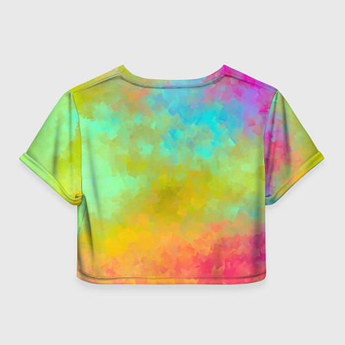 Женский топ Разноцветная бумага / 3D-принт – фото 2