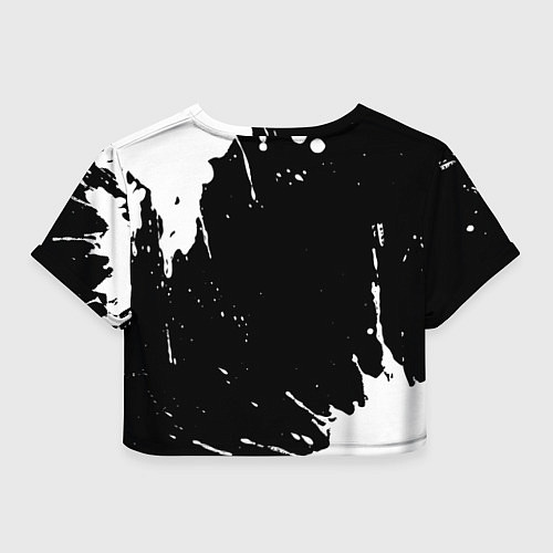 Женский топ Девушка сумоист - определение на темном фоне / 3D-принт – фото 2