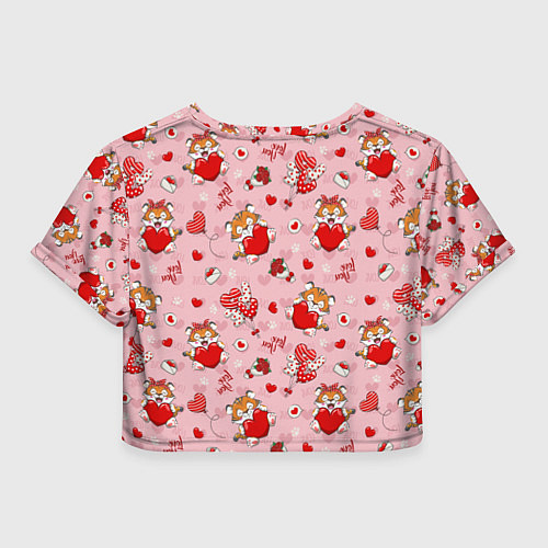 Женский топ Влюбленные тигрята / 3D-принт – фото 2