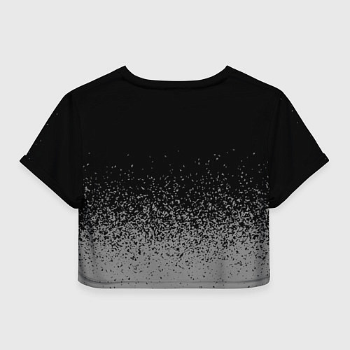 Женский топ Оксана - в красной рамке на темном / 3D-принт – фото 2