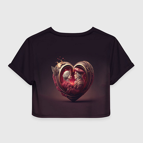 Женский топ Любовь на все времена / 3D-принт – фото 2